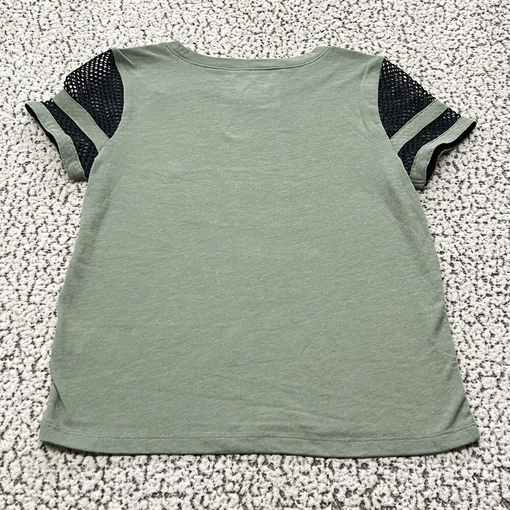 Childrens Place Girls Medium 7-8 Top Green Camo Shirt Manhattan New York NYC #12